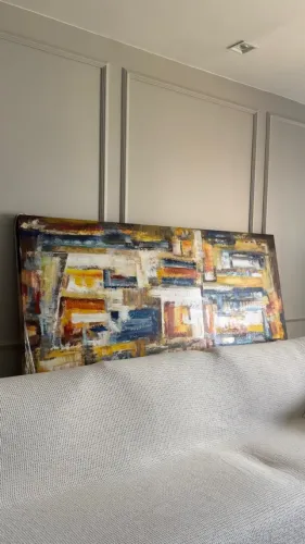 Quadro pintura tela 180cmx80cm