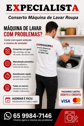Técnico em Máquina de Lavar