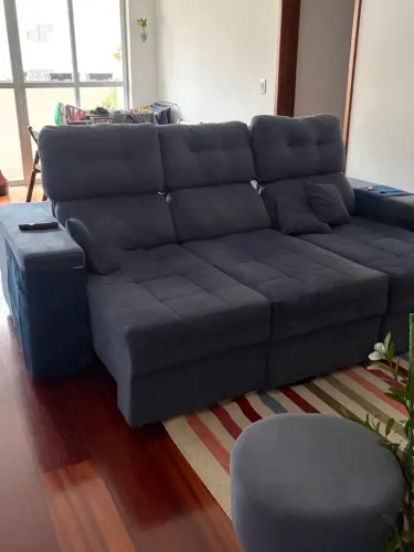 Sofa retrátil 3 lugares