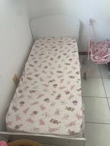 Mini cama + colchão ortobo