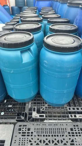 Bombona 90 litros, tambor continham alimentos, tampa de rosca 