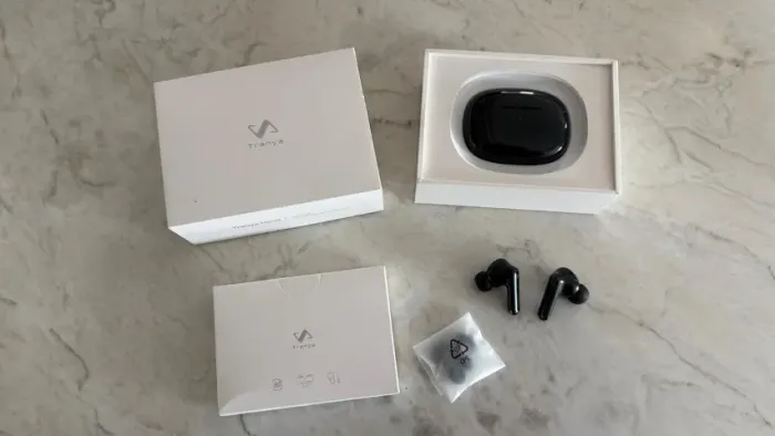 Fones de ouvido bluetooth Tranya Nova com cancelamento de ruído