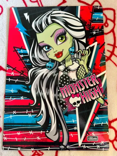 pasta para armazenar itens frankie monster high vintage anos 2000 papelaria vintage