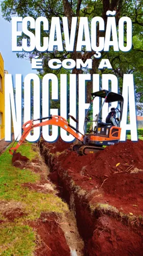 Seviços de Escavação e Perfuração com a Mini Escavadeira