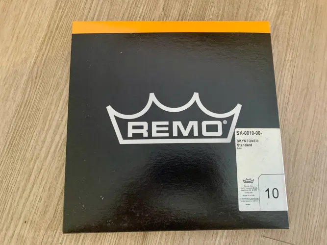 2 Peles novas de bateria 10? da Remo
