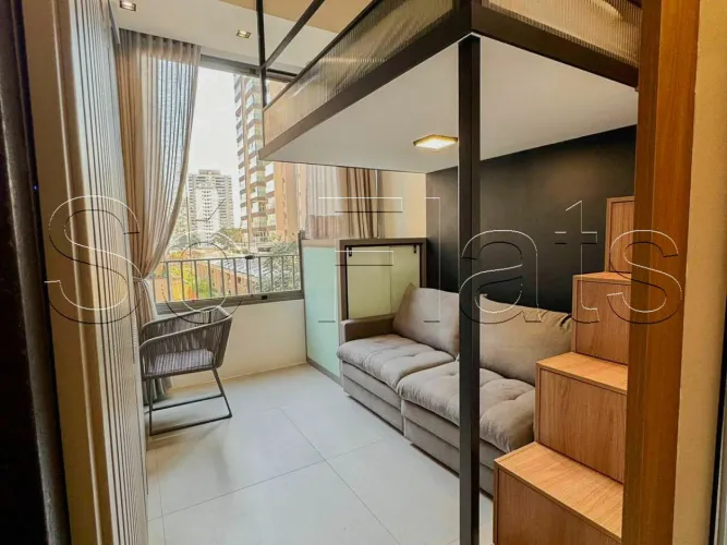 Studio Brook By You. flat disponível para locação contendo 30m² e 1 dormitório