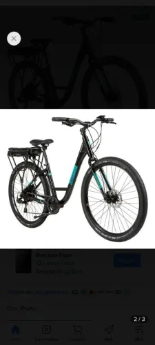 Bicicleta elétrica caloi EASY RIDER