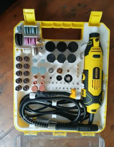 Micro retifica com kit 191 acessórios 750W NOVO pronta entrega