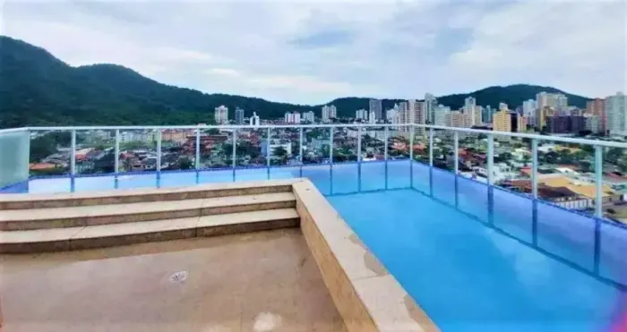 Apartamento 2 dorms com Piscina no Canto do Forte - Financia!