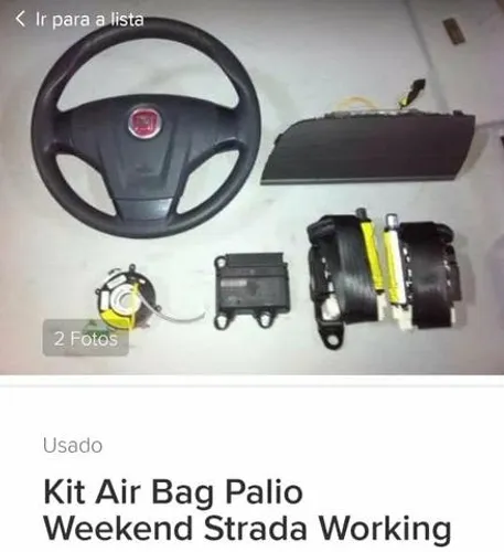 Airbag Palio/Strada wekkend 12 completo