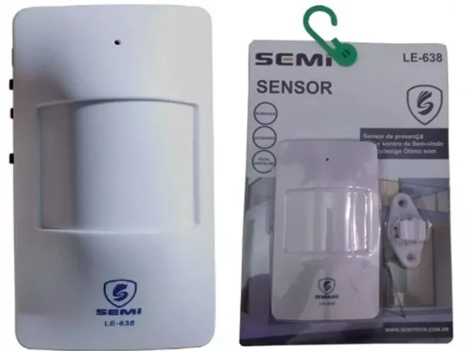 Campainha Presença Anunciador Por Sensor De Presença  3 pilhas Inclusa