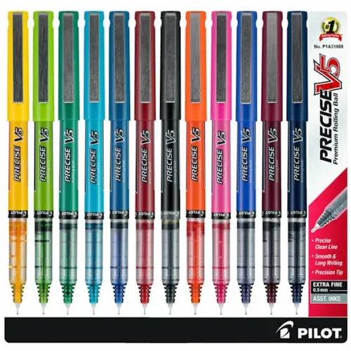 Caneta 0.5mm Precise V5 - Pilot (Escolha a Cor)