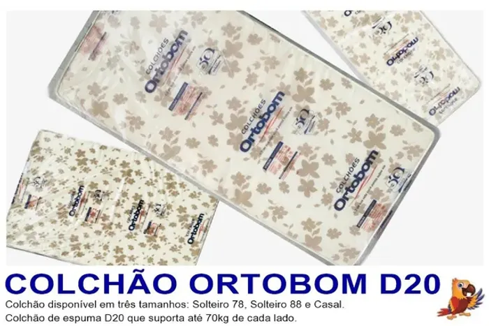 Colchão casal D20 ortobom
