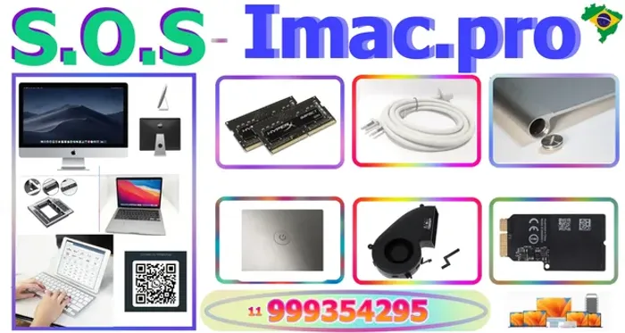 Desktop Apple iMac 24" A1225 : Placa de Video GT 130 Nvidia, Logic Board, Fonte, Gabinete,