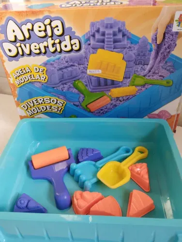 Areia Divertida de Modelar