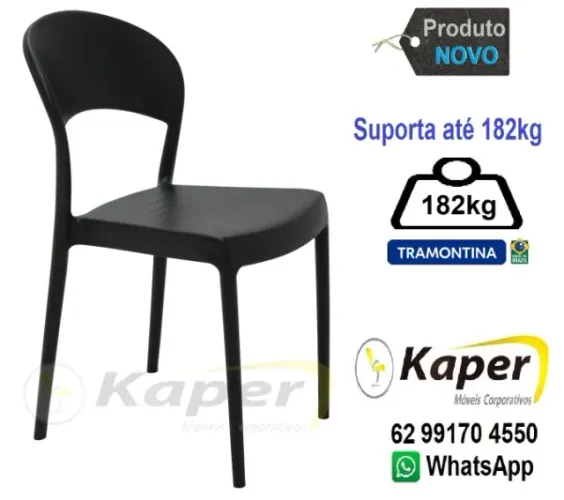 Cadeira sissi eco Tramontina Suporta até 182 kg  (  novo ) 