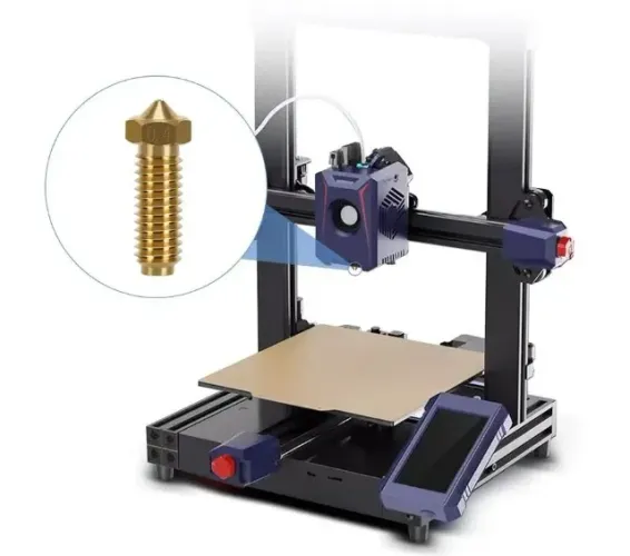 Bico Iimpressora 3D 2 Unid. Kobra 2 Kobra 2 Pro Kobra 2 Max Kobra 2 Plus, 0,4mm, COD-CP747