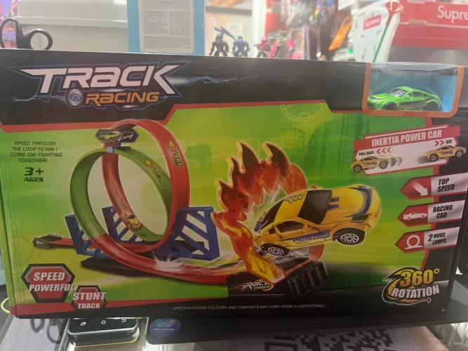 Pista de corrida em loop 360