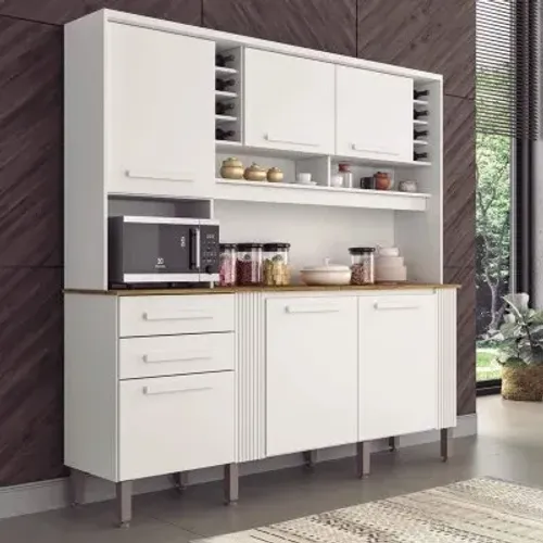 Cozinha 6 Portas 2 Gavetas Larg. 2.00m rf544