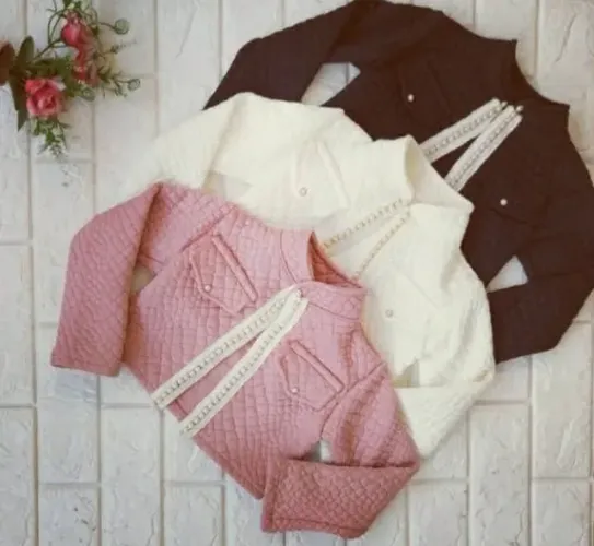 Blusa Jaqueta Bolero Infantil Menina do 2 ao 10