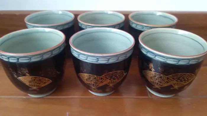 Conjunto de xícaras de chá japonês