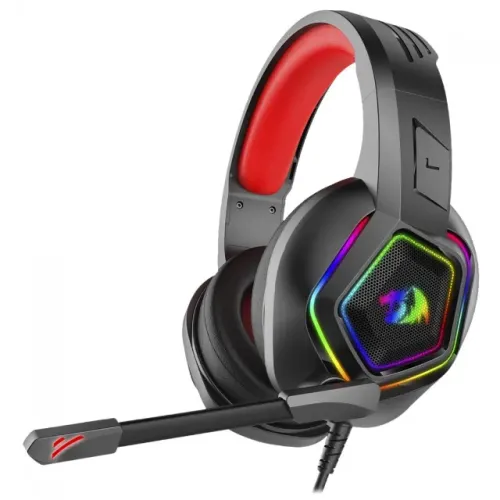 Headset Gamer Redragon Medea Led RGB P2 C/ Adaptador P3 - WZetta