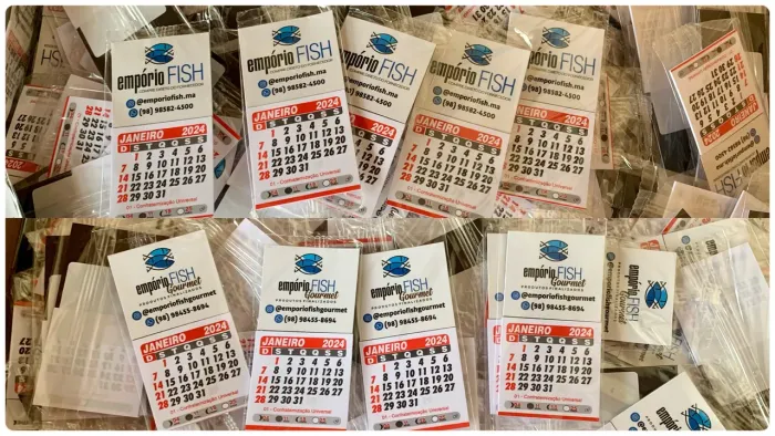 Imã de geladeira Calendários Personalizados 