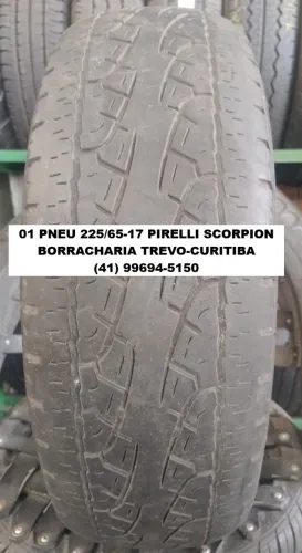 01 pneu 225/65/17 Pirelli Scorpion Atr por 130,00