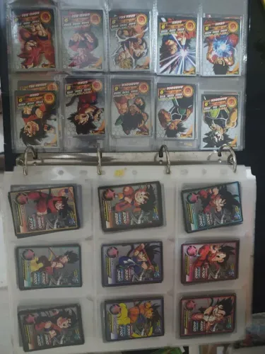 Cartas Dragon Ball- coleção mini cards