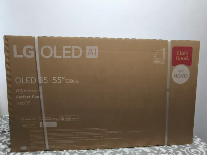 SMART TV OLED B5 55" NOVA COM 1 ANO DE GARANTIA<br><br>Prgo videogame na Troca