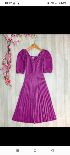 Vestido de Brilho lilas