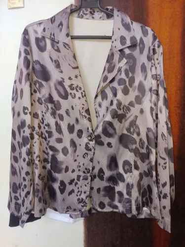 Casaco estampado veste 40/42