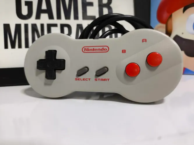 Controle Original Nintendo NES - FAMICOM AV JAPONÊS OVAL Original 