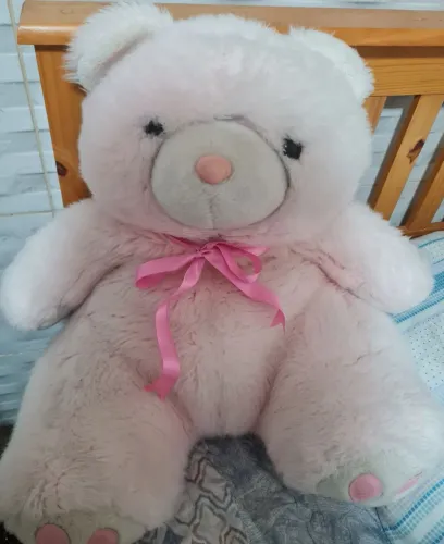 Urso de Pelúcia Rosa