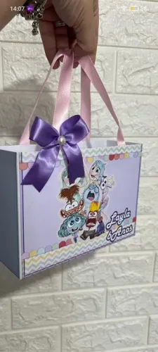 Sacola personalizada Monstros SA - Festa infantil