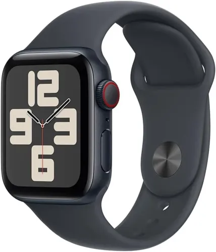 Apple Watch SE GPS + Cellular ? Caixa meia-noite de alumínio - 40 mm ? Pulseira esportiva 