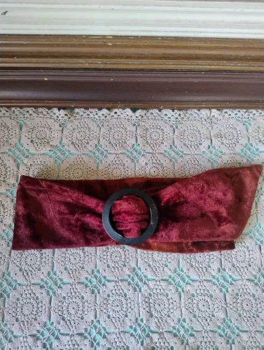 Cinto de veludo vintage