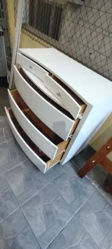 Penteadeira branca 5 gavetas