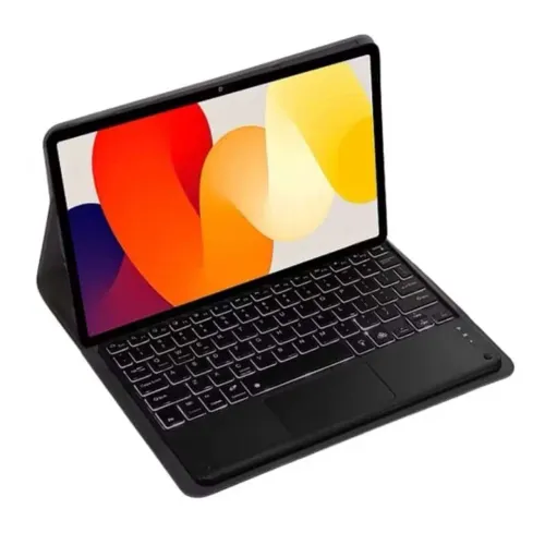 Kit capa, teclado e mouse para tablet e iPad 