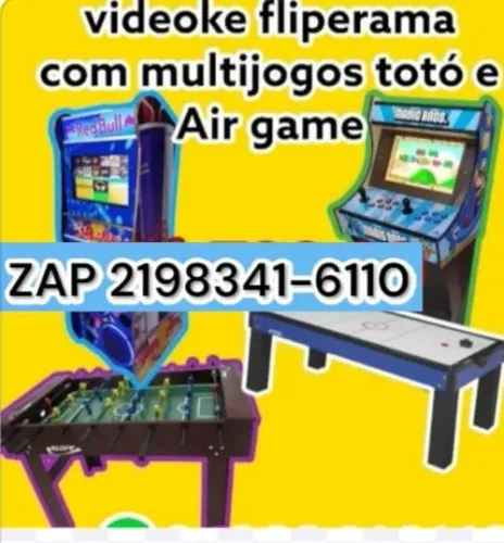 Aluguel de Fliperama