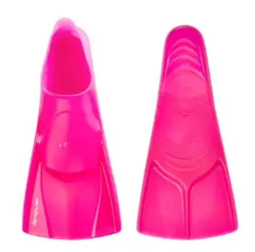 nadadeiras 39/40 pé de pato de natação curtas nabaiji silifins short swim fins 500 pink