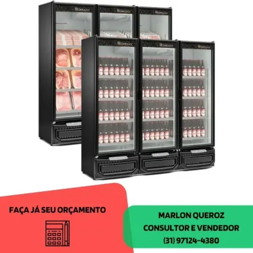 Refrigerador de Bebidas e Carnes Gelopar Novo