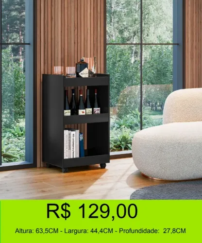 Esmalteria e aparador prático - Design maravilhoso