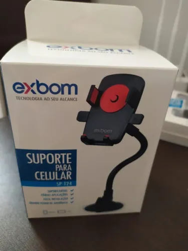 Suporte Veicular Exbom - suporte para celular