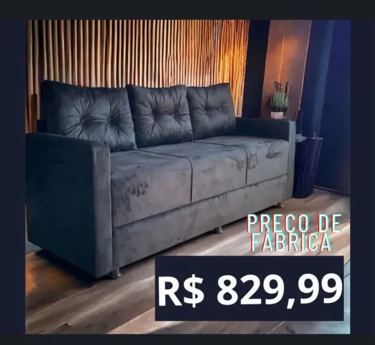 Sofá CAMA C/ braços!! PAGUE NA ENTREGA , Várias cores. ENTREGA RÁPIDA
