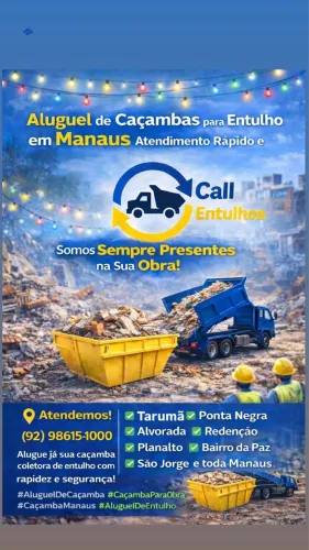 Locação de Caixas (Caçambas) Coletoras de Entulhos 