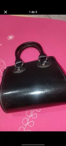Bolsa preta de festa 