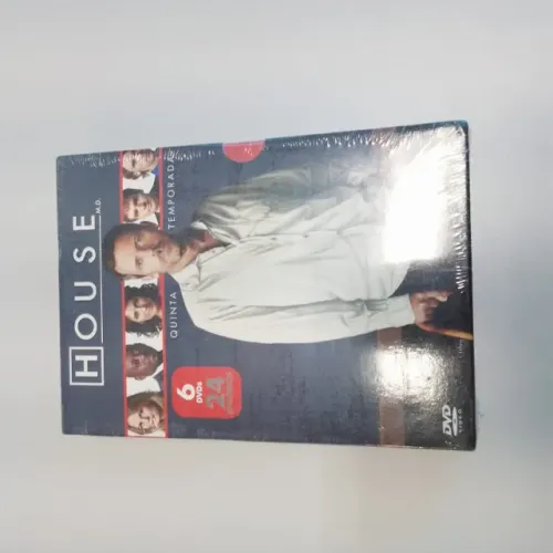 DVD SÉRIE "HOUSE" - 5ª TEMPORADA COMPLETA - NOVO LACRADO