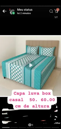 Queima de estoque. Lençol Luva Box solteiro  ou viuva170 fios
