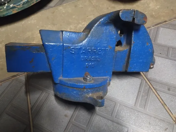 Morsa de Bancada antiga Starret Brasil 015